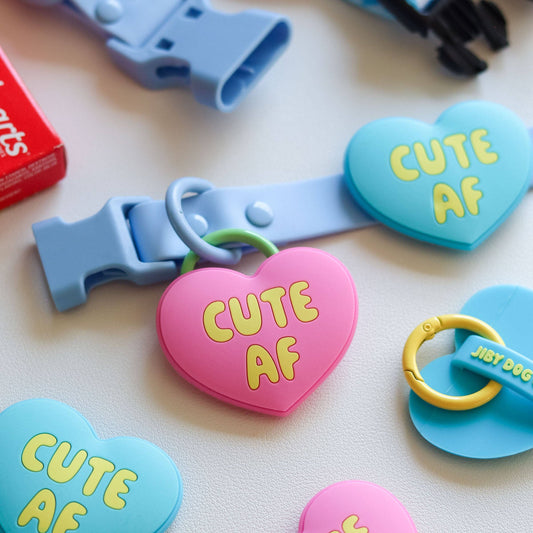 Cute AF Pink Jiby Dog Charm