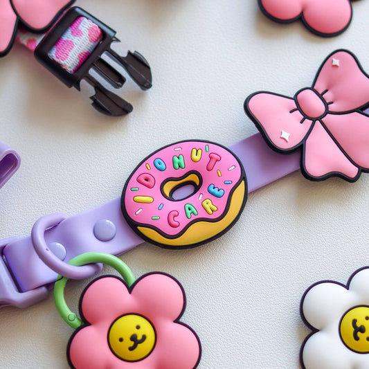 I Donut Care Pink Jiby Dog Charm