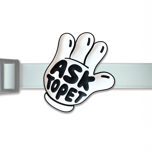 Ask To Pet Jiby Dog Charm