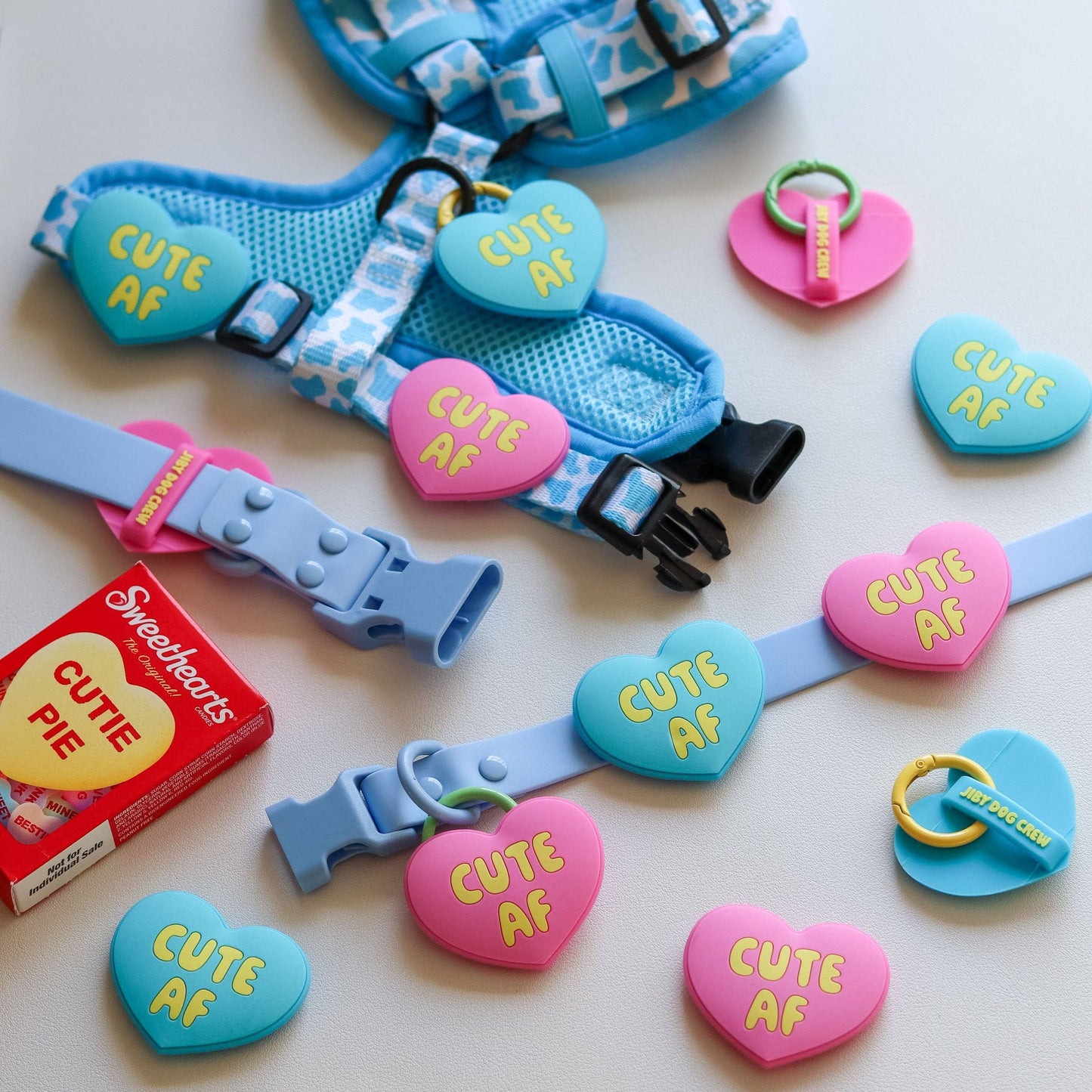 Cute AF Pink Jiby Dog Charm