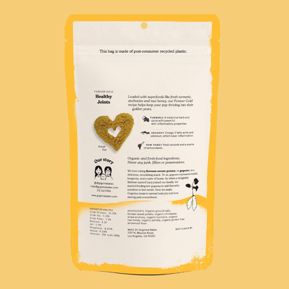 Gogama Dog Treats - Forever Gold (Turmeric + Anchovy)