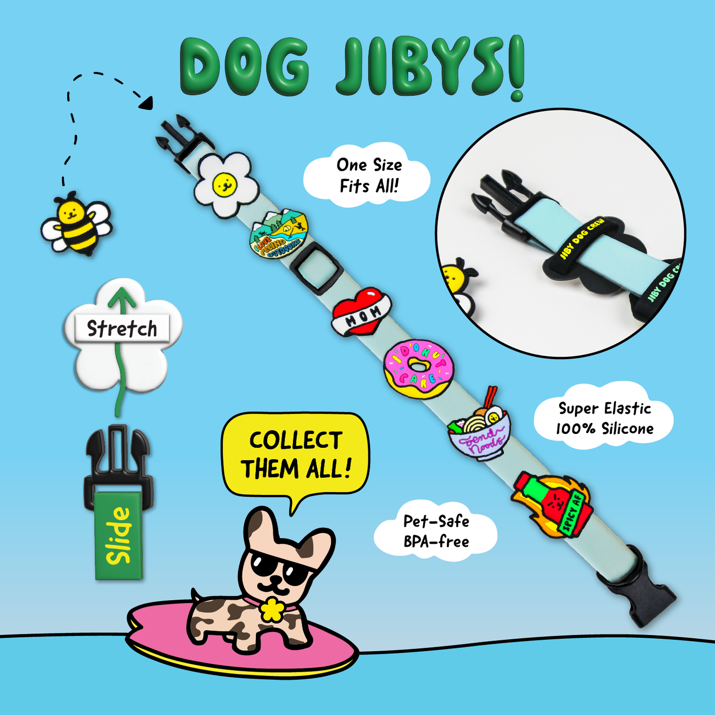Reactive Jiby Dog Charm