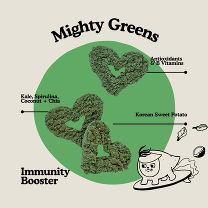 Spirulina + Coconut Whole Food Dog Treat for Immunity